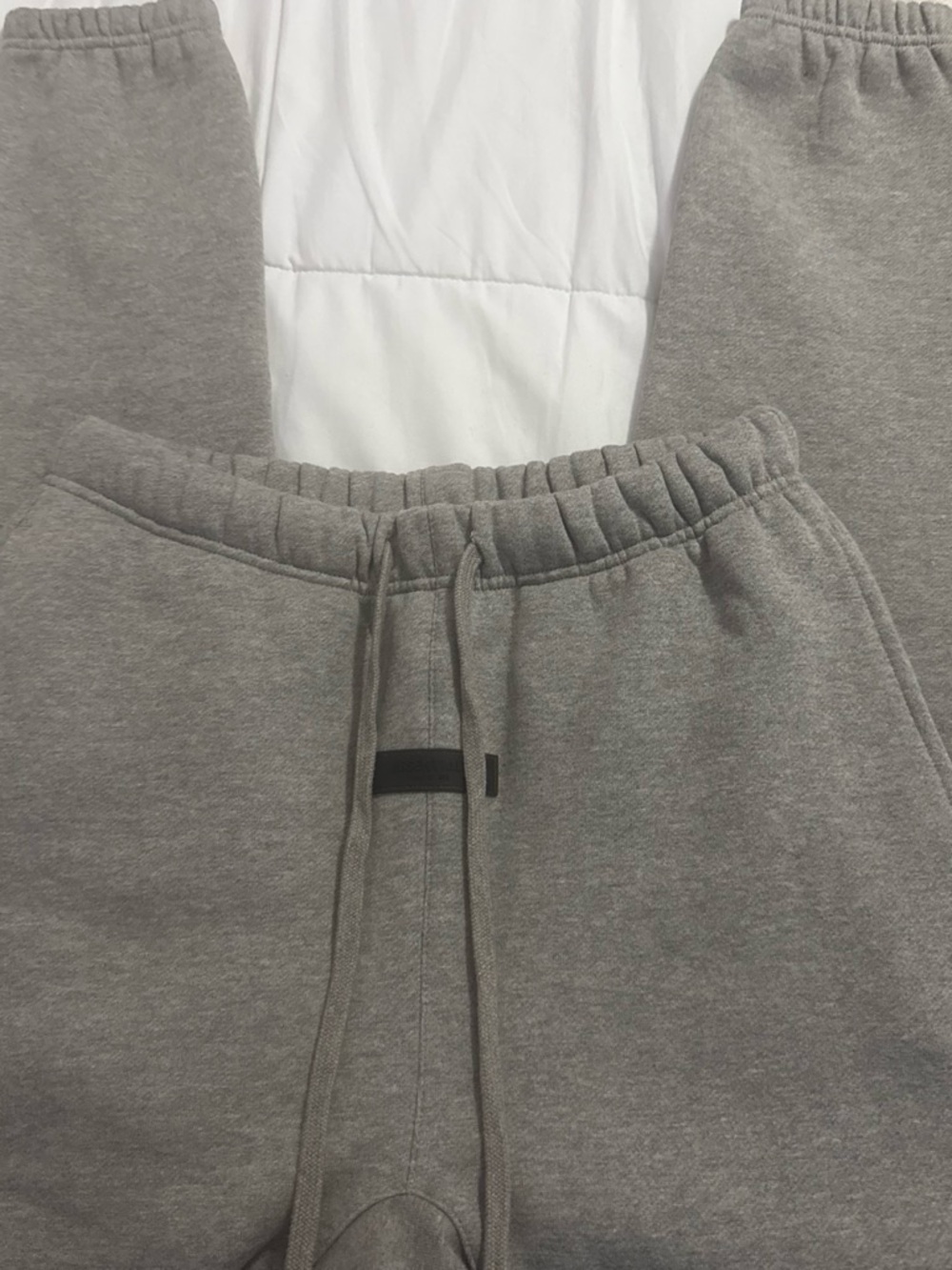 Essentials Gray Kids Jogger Sweatpants with Drawstring